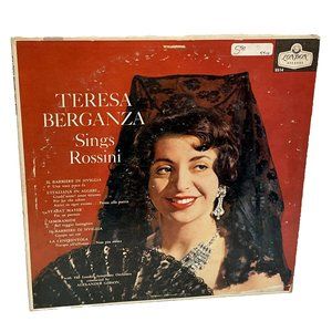 Berganza Sings Rossini (Vinyl, 1959) London 5514 VG LP Record Album